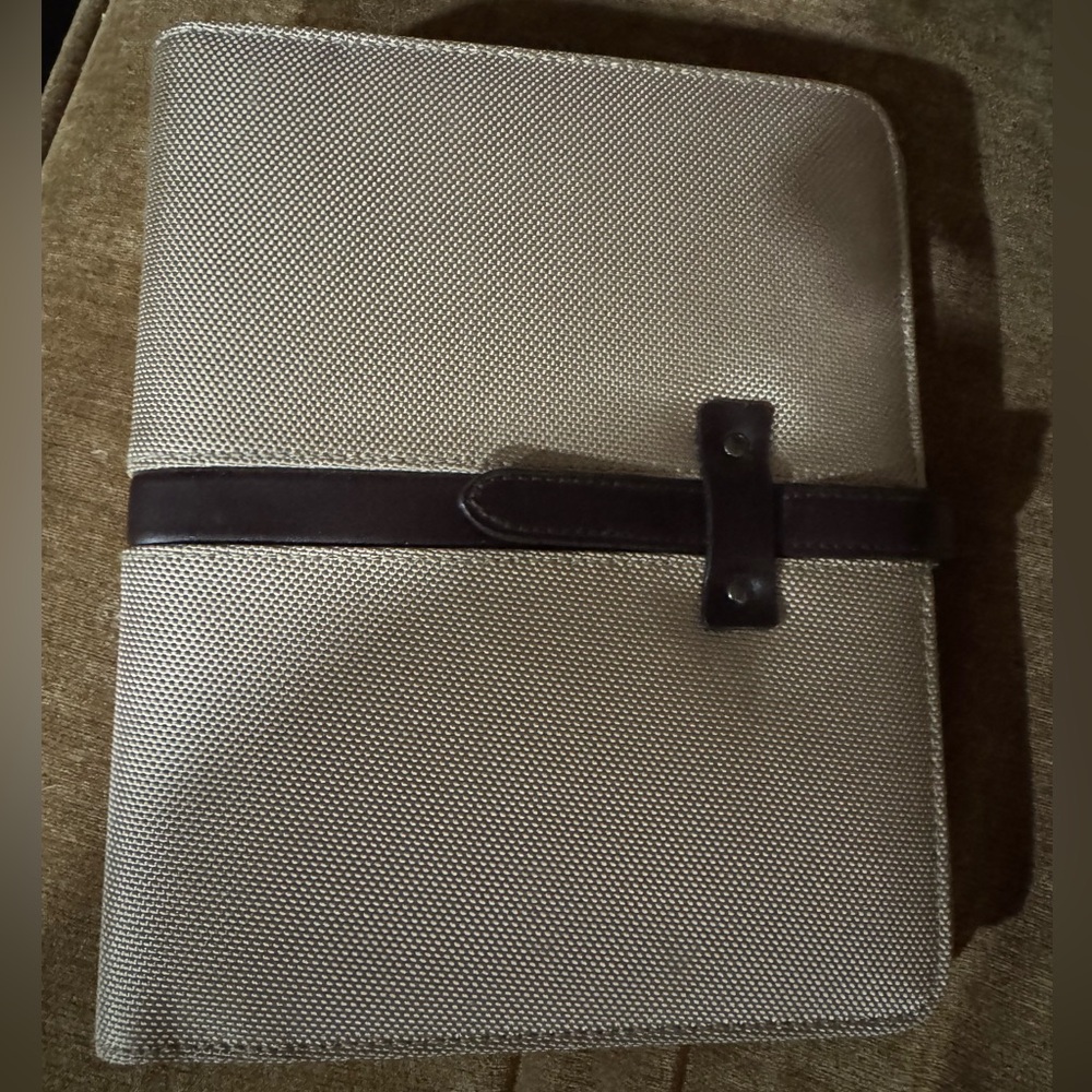 Franklin Covey Beige and Dark Brown planner…